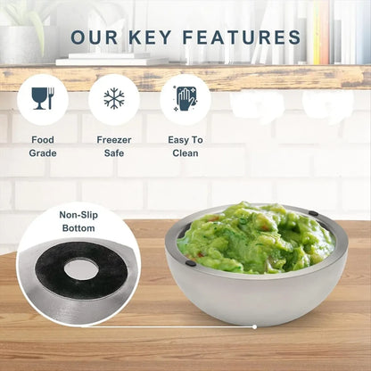 Stainless Steel Dip Chiller Bowl