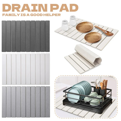 Diatomaceous Earth Stone Dish Drying Mat