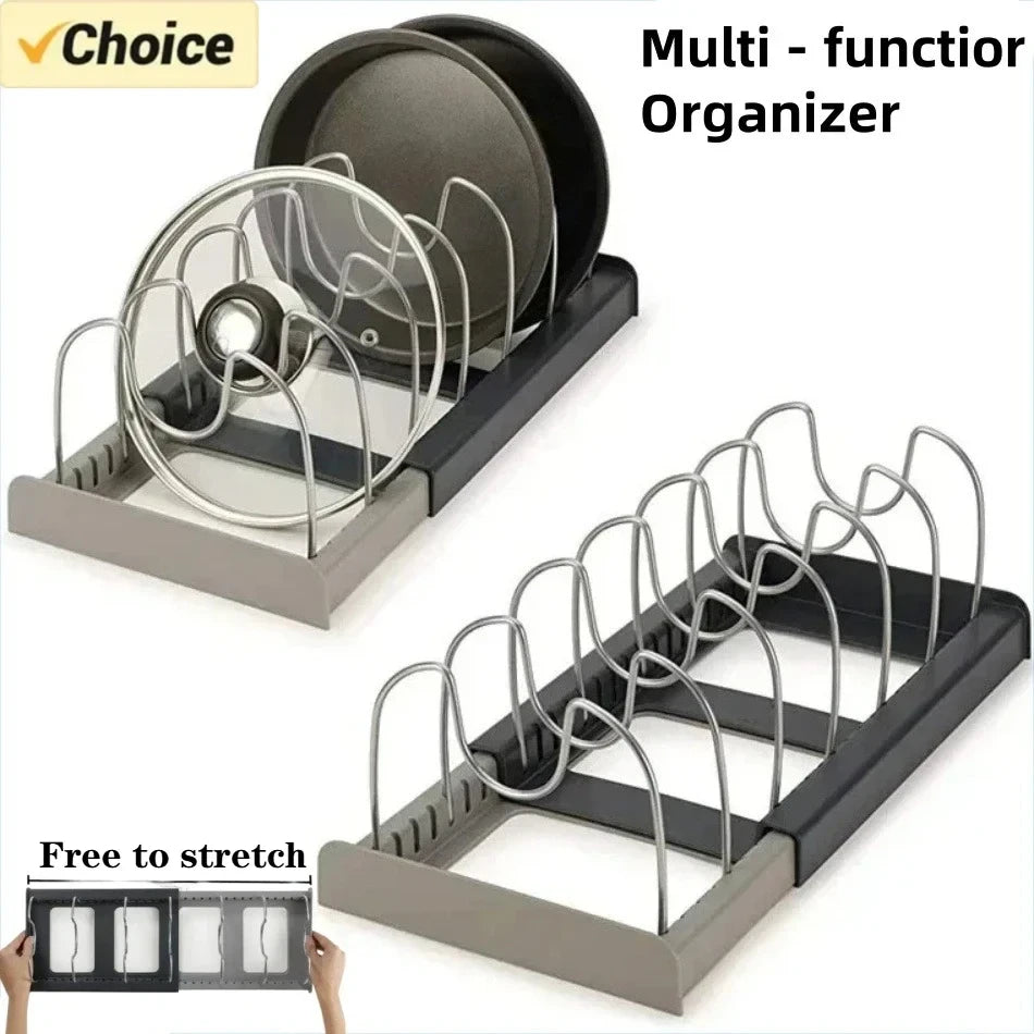 Expandable Pot and Pan Organizer