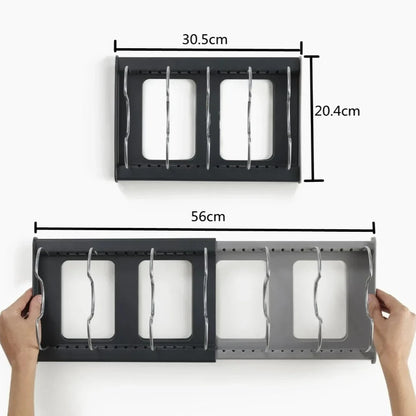Expandable Pot and Pan Organizer