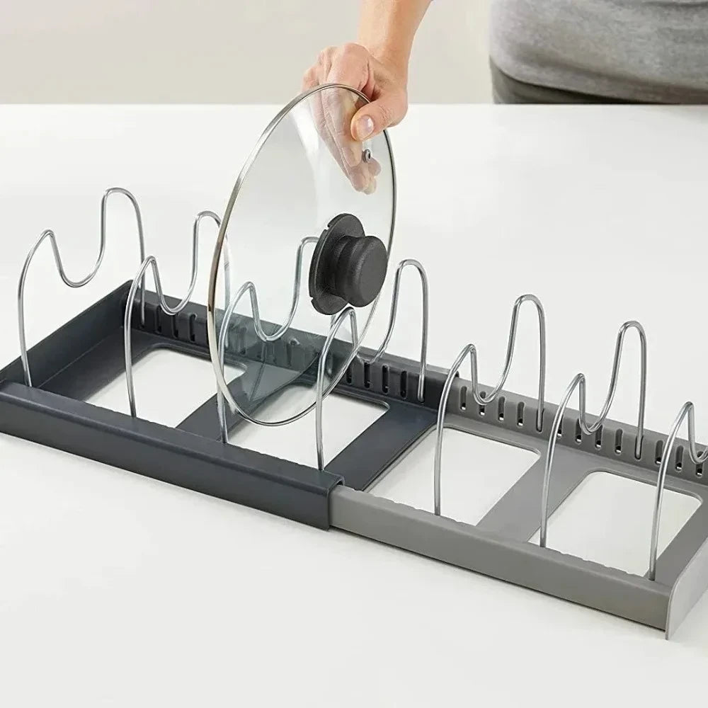 Expandable Pot and Pan Organizer