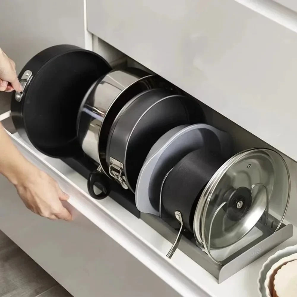 Expandable Pot and Pan Organizer