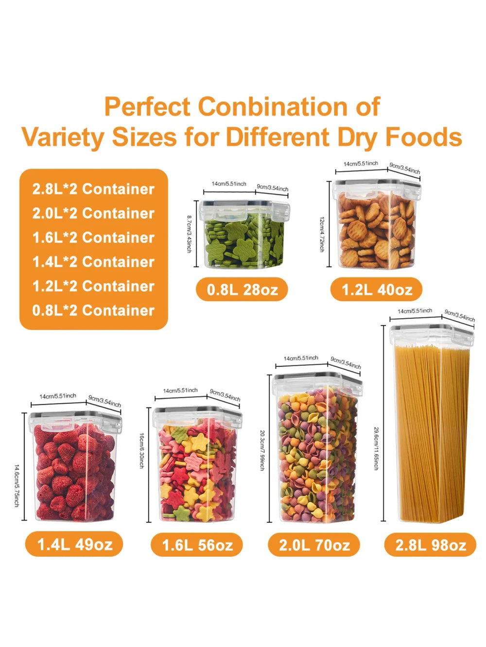 Sealed Food Storage Containers