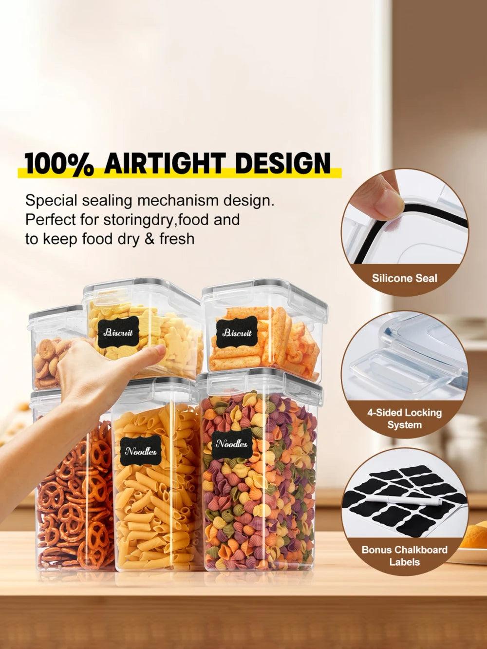 Sealed Food Storage Containers