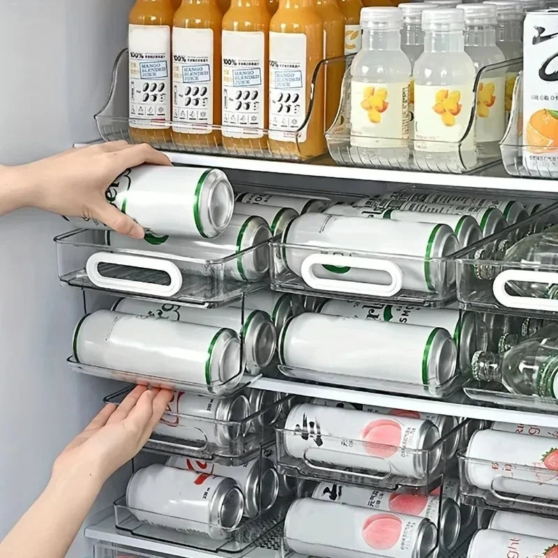 Clear Plastic Soda Can Dispenser