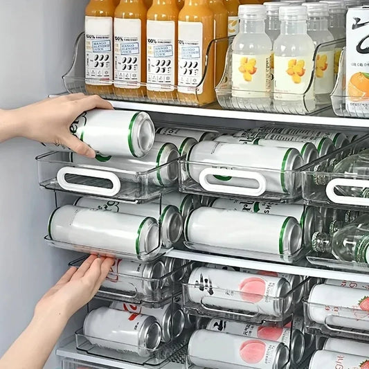 Clear Plastic Soda Can Dispenser