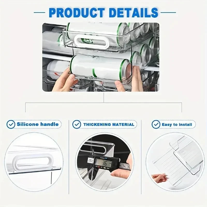 Clear Plastic Soda Can Dispenser