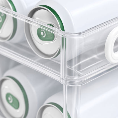 Clear Plastic Soda Can Dispenser