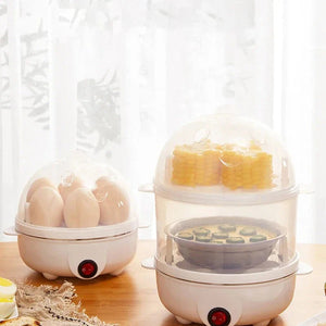 Double Layer Stainless Egg Boiler